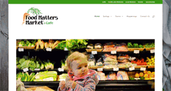 Desktop Screenshot of foodmattersmarket.com